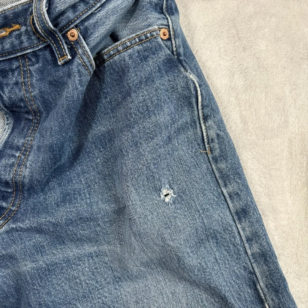 VTG‎ Levi's 501 Button Fly Blue Denim Jeans Men's Waist 34